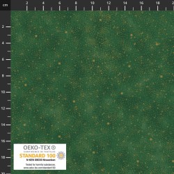 Stars & Spickled (metallic) - DARK GREEN/GOLD