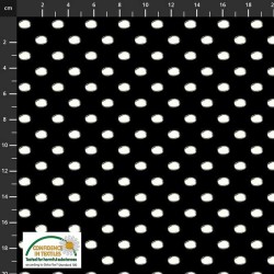 Avalana Jersey Knit (60" wide) - CREAM ON BLACK