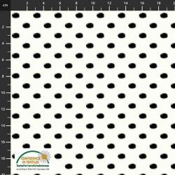 Avalana Jersey Knit (60" wide) - BLACK ON CREAM