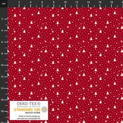 Xmas - Christmas Trees - RED/WHITE