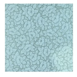 Blender - Flower & leaves aqua tone on tone