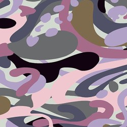Retro Swirls - PURPLE