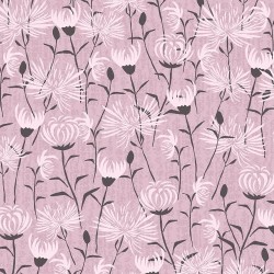 Multi Flowers - BLACK/PINK