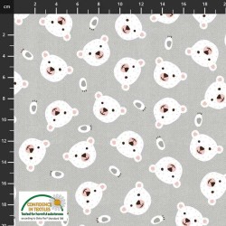 Bear Faces - GREY