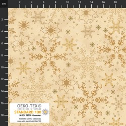 Xmas - Scroll Snowflakes - GOLD
