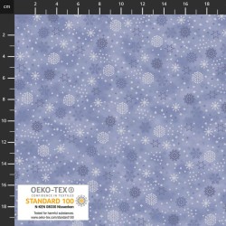 Xmas - Small Snowflakes - PALE BLUE/SILVER