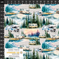 Camper Vans, Mountains & Trees - MULTI