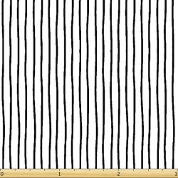 Basic Freehand Stripe - WHITE