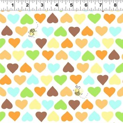 SB - Hearts and Bees - LT GOLD