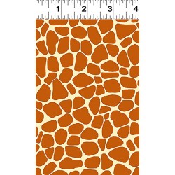 Zoe II Giraffe Skin Print - ORANGE