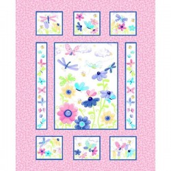 Panel - Flutter the Butterfly 90cm - PINK
