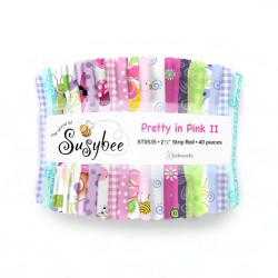 Susybee Pretty in Pink II - Strip Roll (2.5" Strips) (4pk)
