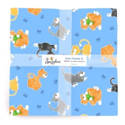 Susybee Farm Friends II - 10" Squares (4pk)
