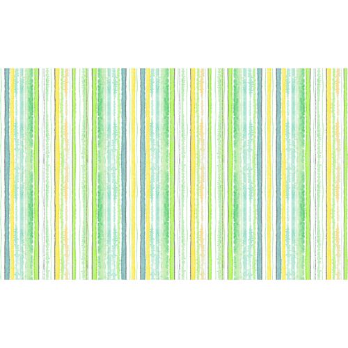 Watercolour Stripes - GREEN