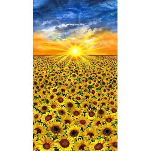 Sunflower Sunset Panel - 60cm