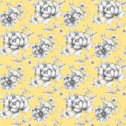 Large Florals - YELLOW
