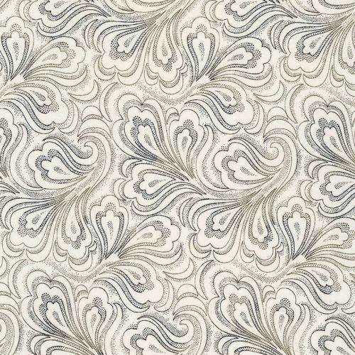 Fanned Paisley - IVORY