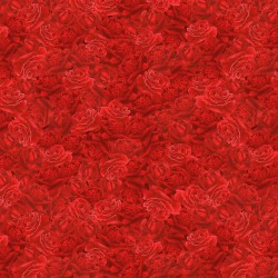 Digital - Rose Petals-RED