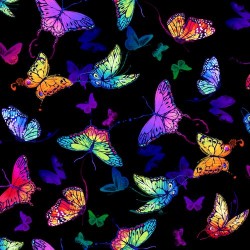 Digital - Whirlwind Butterflies - BLACK
