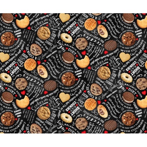 Cookies with words - BLACK