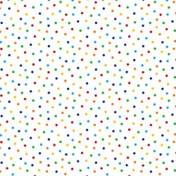 Dots on WHITE - WHITE