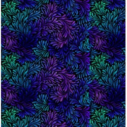 Curly Leaves - BLUE/PURPLE