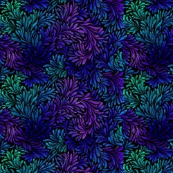 Curly Leaves - BLUE/PURPLE