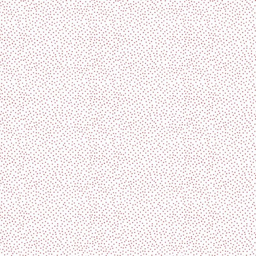 Dots on White - WHITE/RED