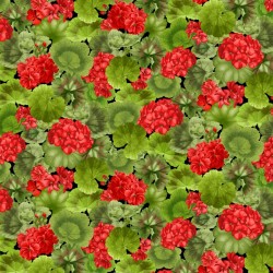 Geranium Floral - GREEN