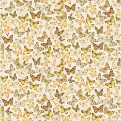 Tossed Butterflies - CREAM