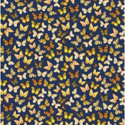 Tossed Butterflies - NAVY