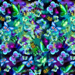 108" Wideback Butterfly - MULTI