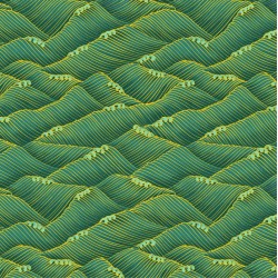 Waves - GREEN/GOLD
