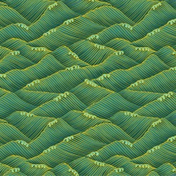 Waves - GREEN/GOLD