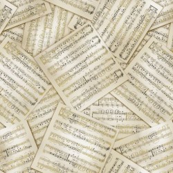 108" Wideback - Music Sheets - ANTIQUE