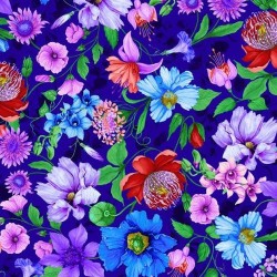 Digital - Digital-Allover Floral - ROYAL