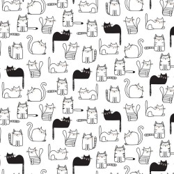 Cats Nap Time - WHITE