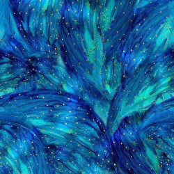 108" Wideback Magical Fairy Brush - TURQUIOSE