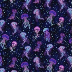 Bioluminescent Jellyfish (Digital) - MIDNIGHT