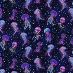 Bioluminescent Jellyfish (Digital) - MIDNIGHT