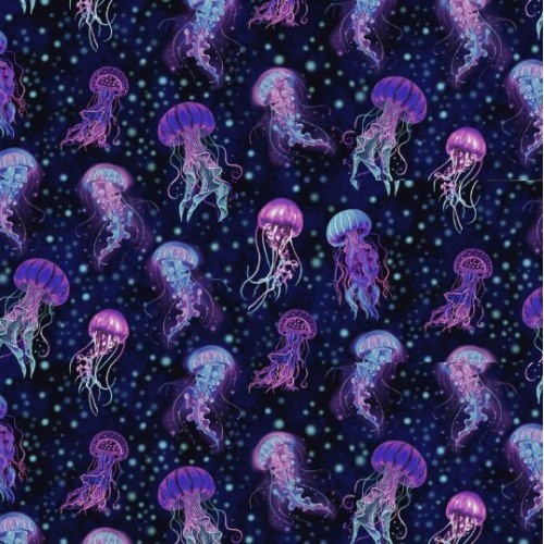 Bioluminescent Jellyfish (Digital) - MIDNIGHT