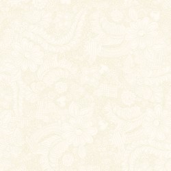 108" Wideback Doodle Floral - CREAM