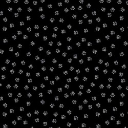 Pawprints - BLACK