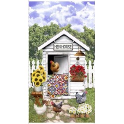 Panel - Chicken-Hen House 60cm - MULTI