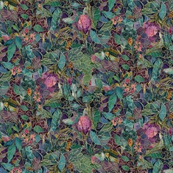 Packed Mosaic Floral (Digital) - JEWEL