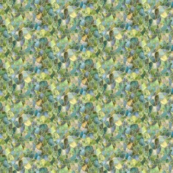 Crystal Glass Mosaic (Digital) - GREEN