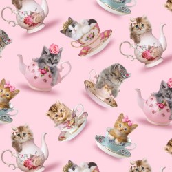 Teacup Cats - PINK