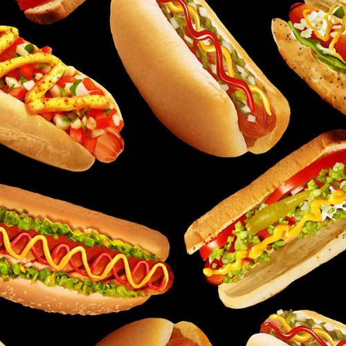 Hot Dogs - BLACK