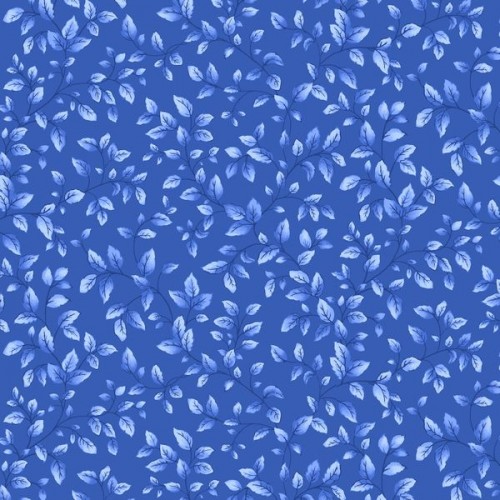 Tiny Blue Flower Leaves - BLUE