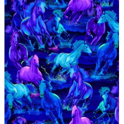 Running Midnight Horses - BLUE